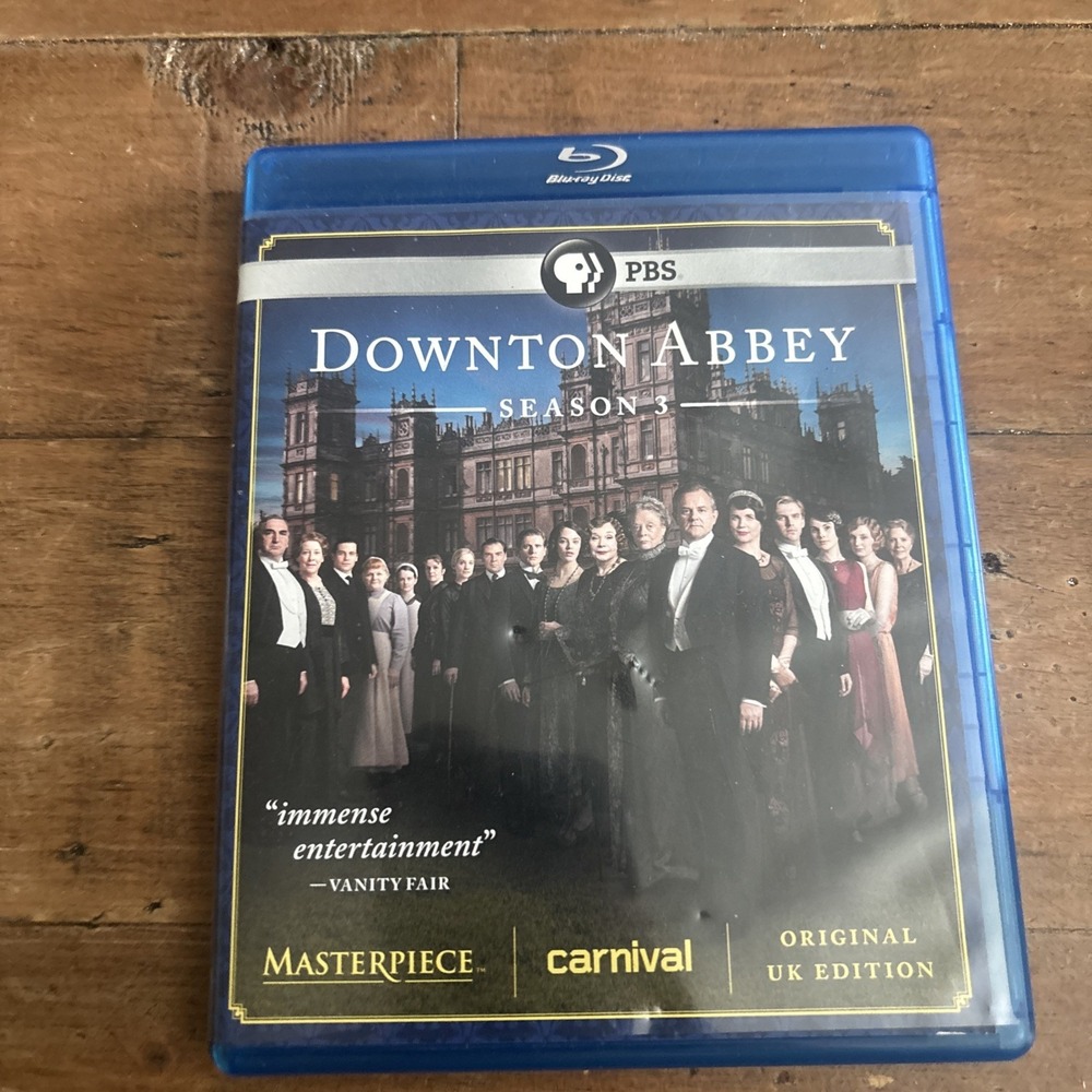 DOWNTON ABBEY - The Complete Third 3 Three Season BLU-RAY